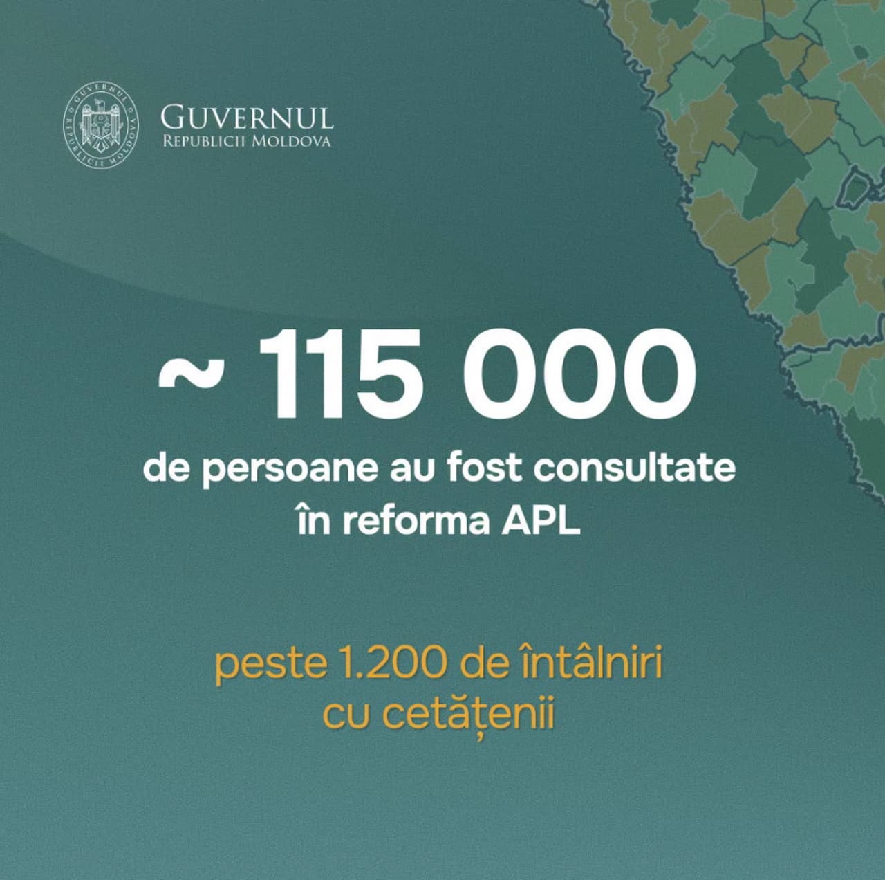 Grafic: aproximativ 115.000 de persoane consultate și peste 1.200 de întâlniri cu cetățenii